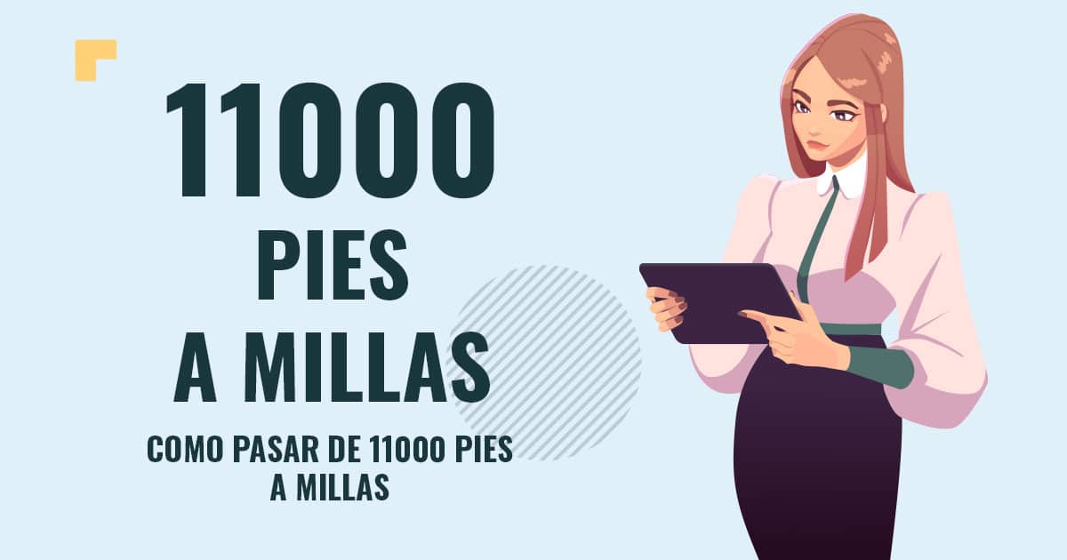 Profesor en pizarra explicando cuanto son 11000 pies a millas