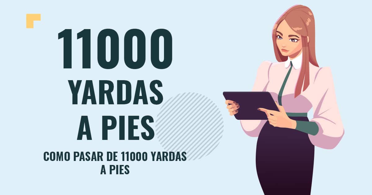 Como pasar de 11000 yardas a pies Profesor en pizarra explicando cuanto son 11000 yardas a pies