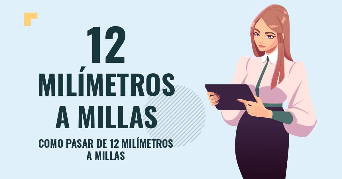 Como pasar de 12 milimetros a millas Profesor en pizarra explicando cuanto son 12 milimetros a millas