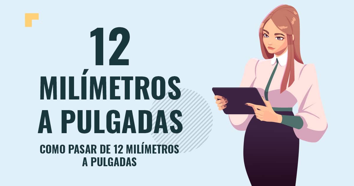 Como pasar de 12 milimetros a pulgadas Profesor en pizarra explicando cuanto son 12 milimetros a pulgadas