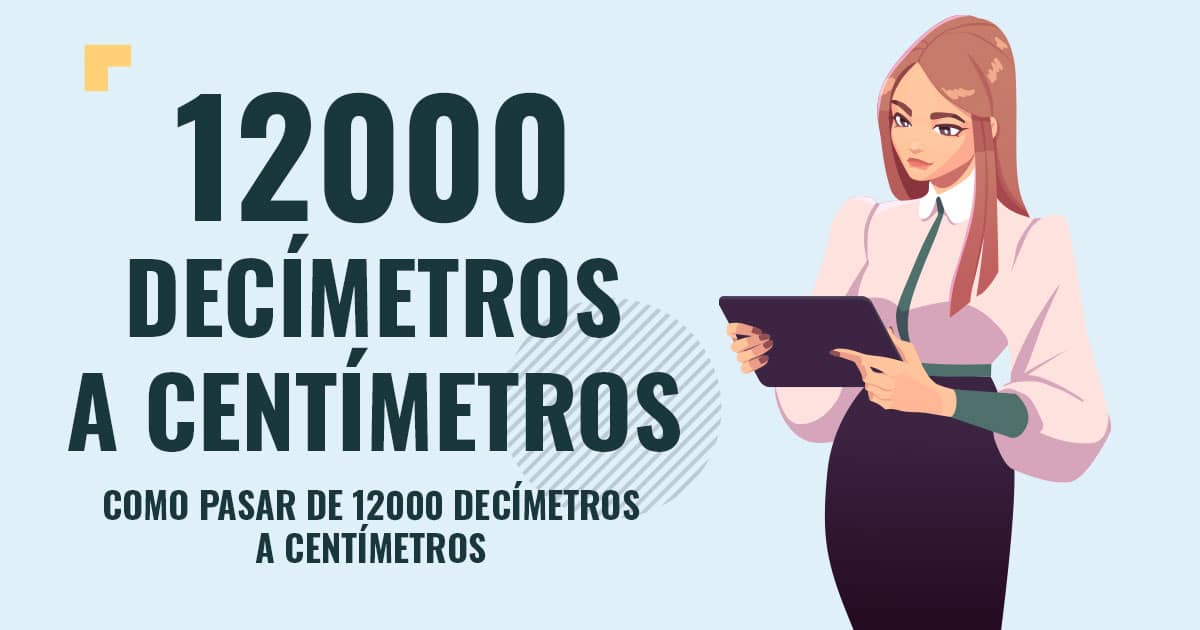 Como pasar de 12000 decimetros a centímetros Profesor en pizarra explicando cuanto son 12000 decimetros a centímetros