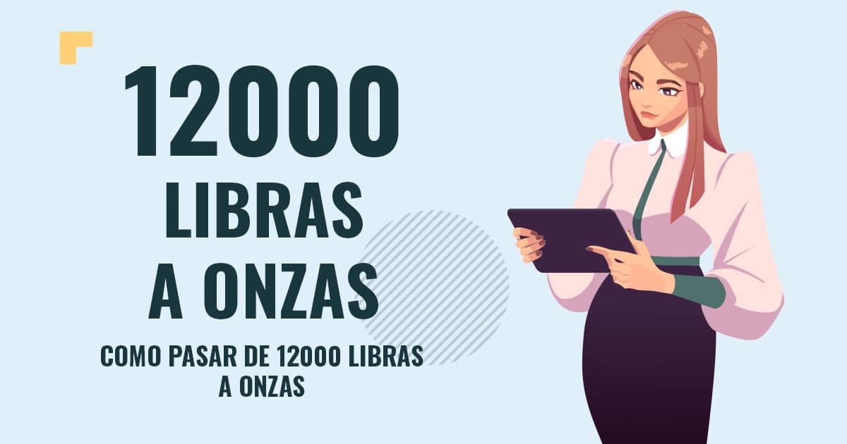 Profesor en pizarra explicando cuanto son 12000 libras a onzas