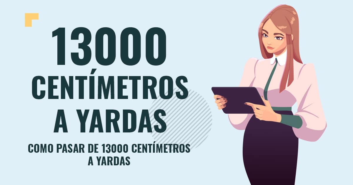 Profesor en pizarra explicando cuanto son 13000 centimetros a yardas