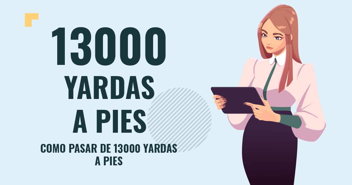 Como pasar de 13000 yardas a pies Profesor en pizarra explicando cuanto son 13000 yardas a pies