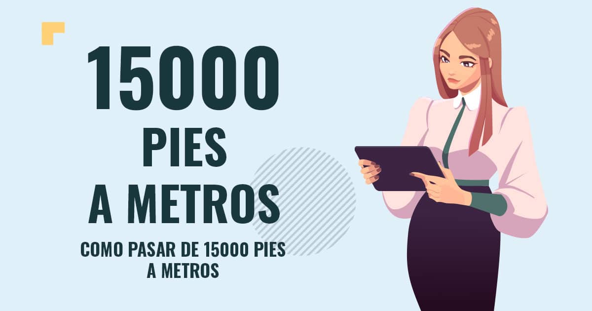 Profesor en pizarra explicando cuanto son 15000 pies a metros