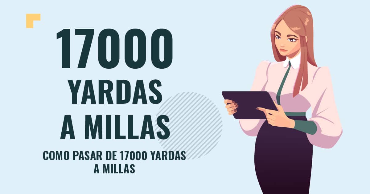 Como pasar de 17000 yardas a millas Profesor en pizarra explicando cuanto son 17000 yardas a millas