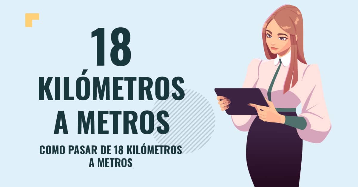 Como pasar de 18 kilometros a metros Profesor en pizarra explicando cuanto son 18 kilometros a metros