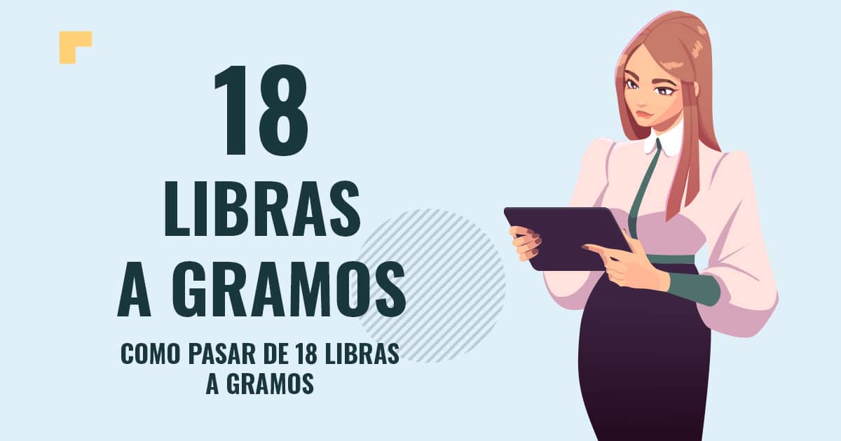 Profesor en pizarra explicando cuanto son 18 libras a gramos