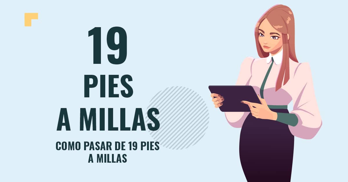 Como pasar de 19 pies a millas Profesor en pizarra explicando cuanto son 19 pies a millas