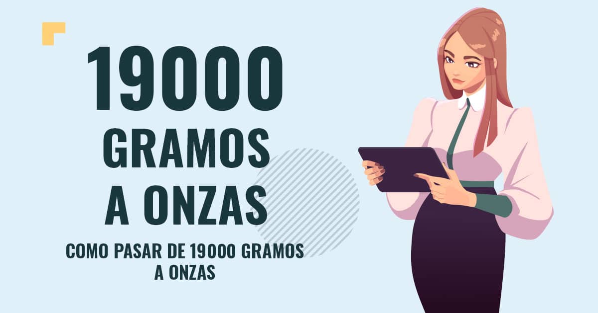 Profesor en pizarra explicando cuanto son 19000 gramos a onzas