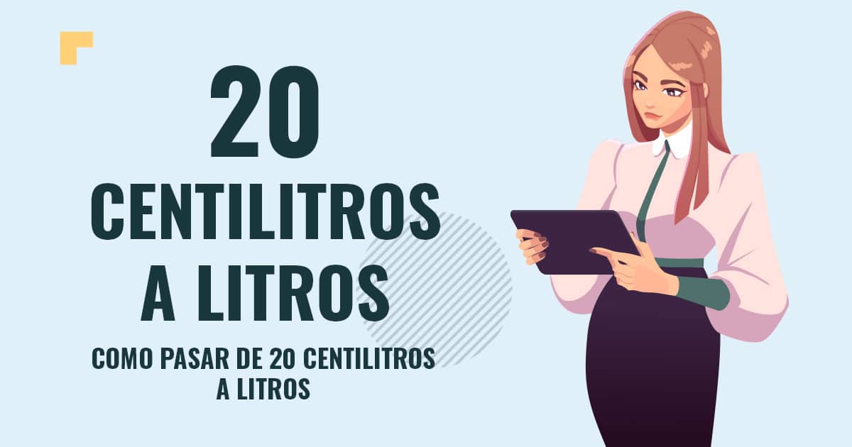Como pasar de 20 centilitros a litros Profesor en pizarra explicando cuanto son 20 centilitros a litros