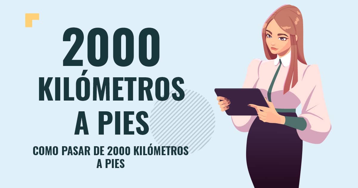 Como pasar de 2000 kilometros a pies Profesor en pizarra explicando cuanto son 2000 kilometros a pies