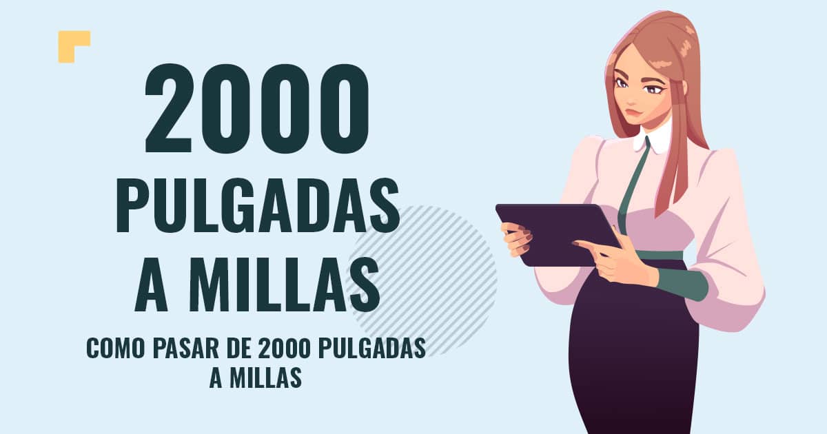 Como pasar de 2000 pulgadas a millas Profesor en pizarra explicando cuanto son 2000 pulgadas a millas