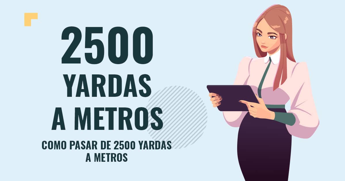 Como pasar de 2500 yardas a metros Profesor en pizarra explicando cuanto son 2500 yardas a metros