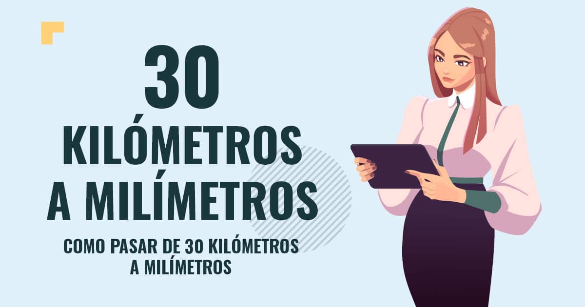 Como pasar de 30 kilometros a milímetros Profesor en pizarra explicando cuanto son 30 kilometros a milímetros