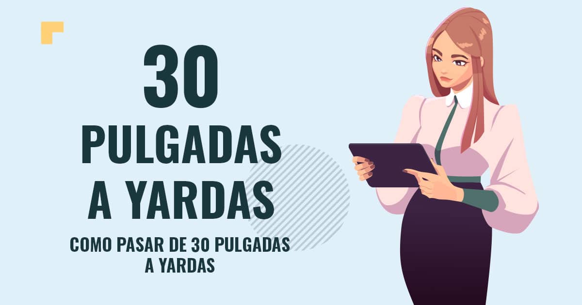 Como pasar de 30 pulgadas a yardas Profesor en pizarra explicando cuanto son 30 pulgadas a yardas