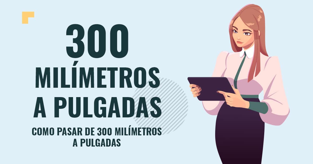 Como pasar de 300 milimetros a pulgadas Profesor en pizarra explicando cuanto son 300 milimetros a pulgadas