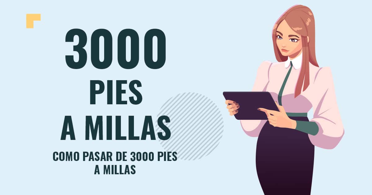 Como pasar de 3000 pies a millas Profesor en pizarra explicando cuanto son 3000 pies a millas