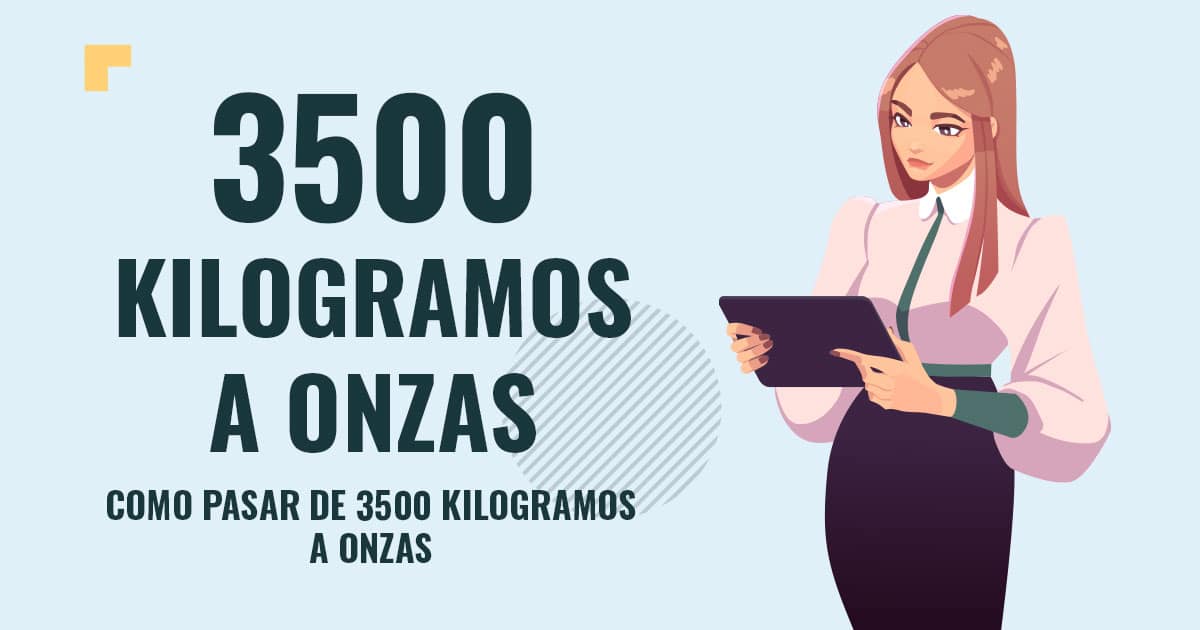 Profesor en pizarra explicando cuanto son 3500 kilogramos a onzas