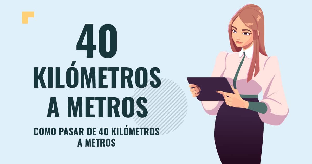 Como pasar de 40 kilometros a metros Profesor en pizarra explicando cuanto son 40 kilometros a metros