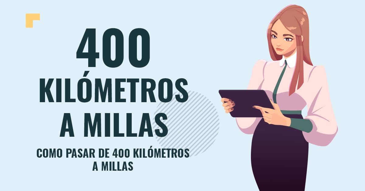 Como pasar de 400 kilometros a millas Profesor en pizarra explicando cuanto son 400 kilometros a millas