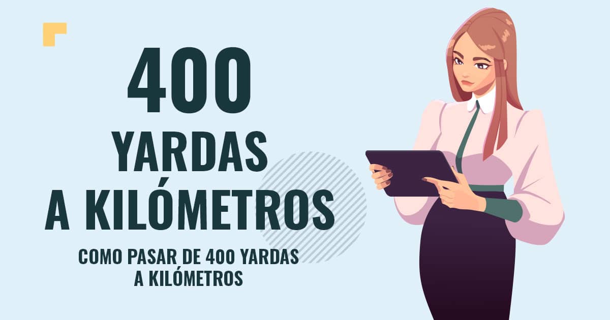 Como pasar de 400 yardas a kilómetros Profesor en pizarra explicando cuanto son 400 yardas a kilómetros
