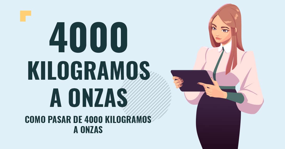 Profesor en pizarra explicando cuanto son 4000 kilogramos a onzas