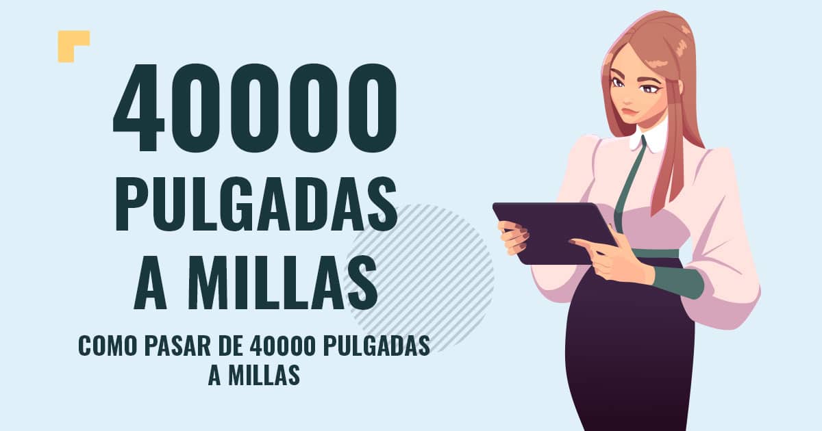 Profesor en pizarra explicando cuanto son 40000 pulgadas a millas