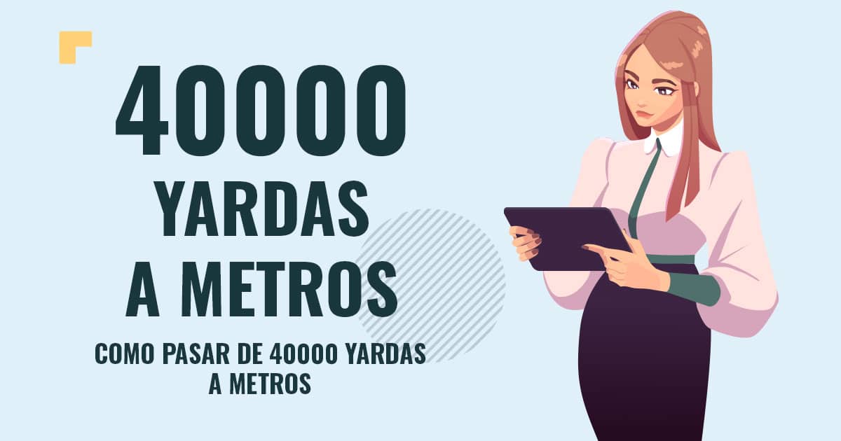Como pasar de 40000 yardas a metros Profesor en pizarra explicando cuanto son 40000 yardas a metros