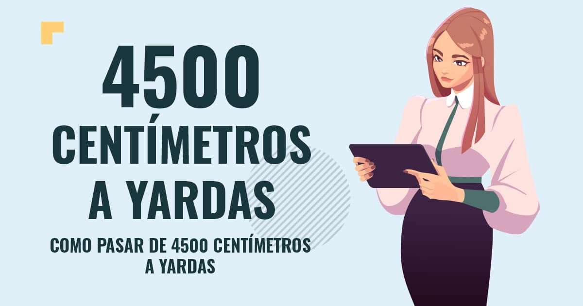 Profesor en pizarra explicando cuanto son 4500 centimetros a yardas