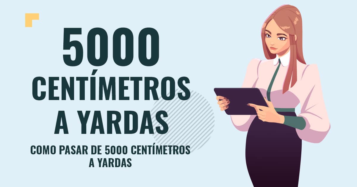 Profesor en pizarra explicando cuanto son 5000 centimetros a yardas