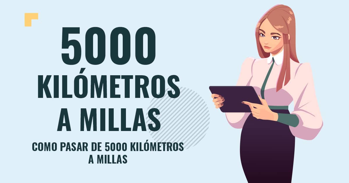 Como pasar de 5000 kilometros a millas Profesor en pizarra explicando cuanto son 5000 kilometros a millas