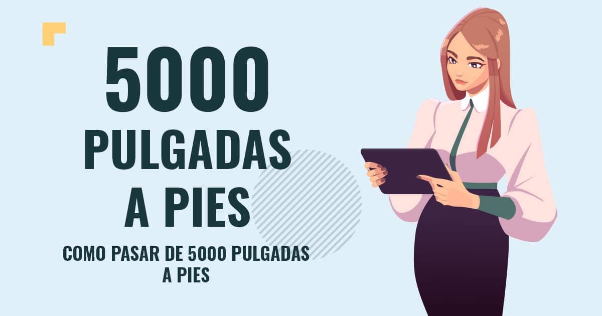 Como pasar de 5000 pulgadas a pies Profesor en pizarra explicando cuanto son 5000 pulgadas a pies