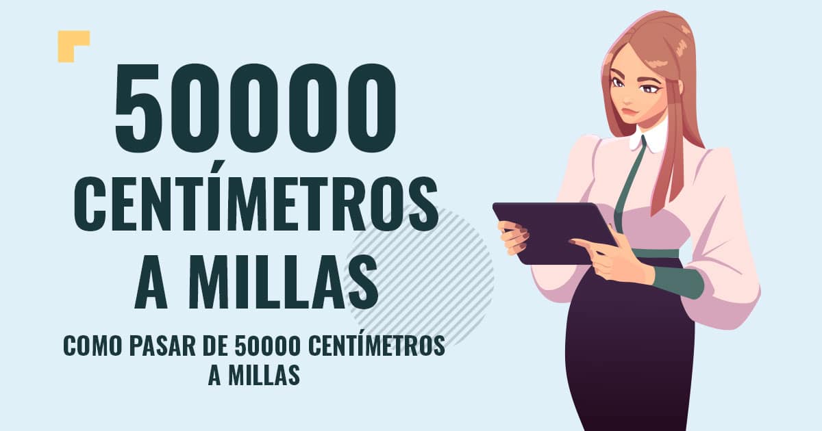 Profesor en pizarra explicando cuanto son 50000 centimetros a millas