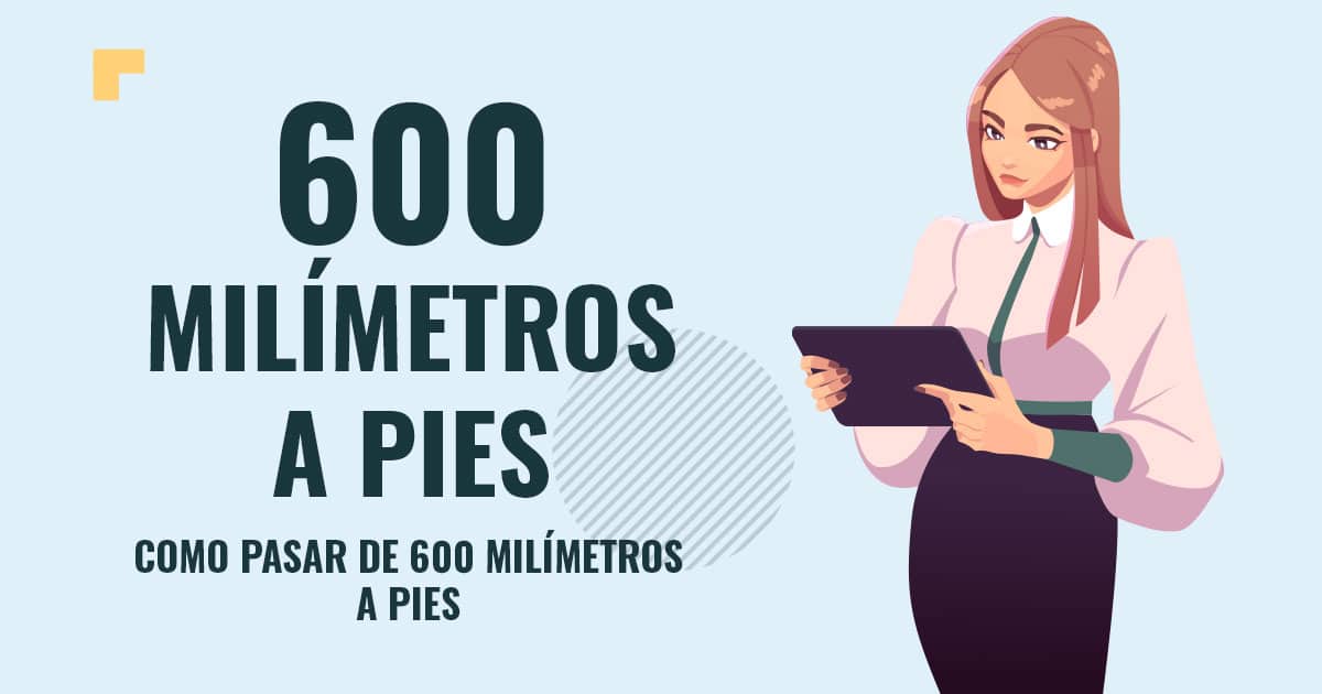 Como pasar de 600 milimetros a pies Profesor en pizarra explicando cuanto son 600 milimetros a pies