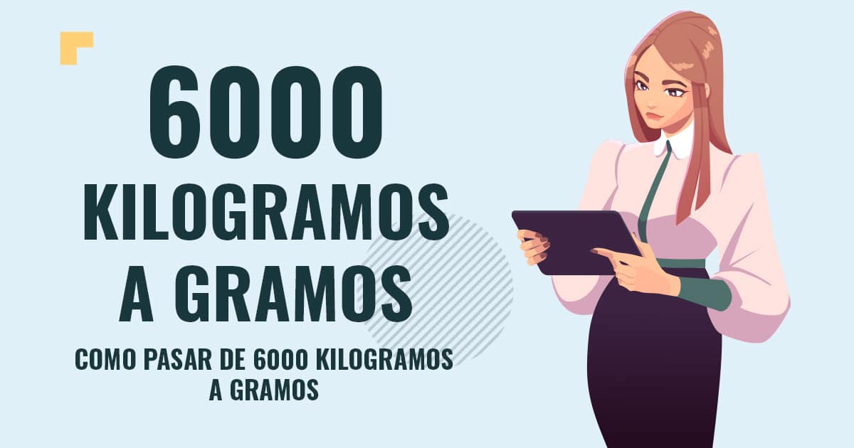 Profesor en pizarra explicando cuanto son 6000 kilogramos a gramos