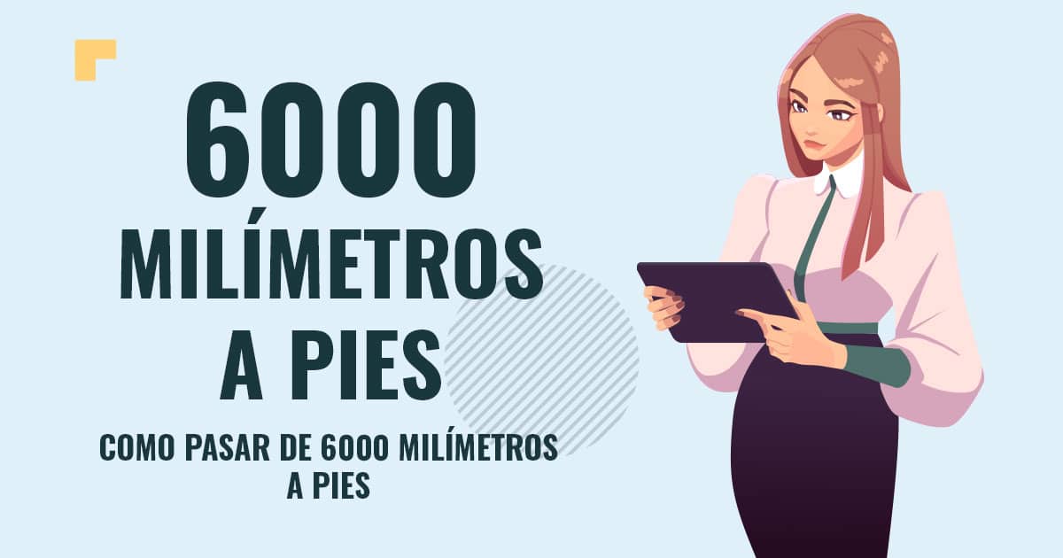 Como pasar de 6000 milimetros a pies Profesor en pizarra explicando cuanto son 6000 milimetros a pies