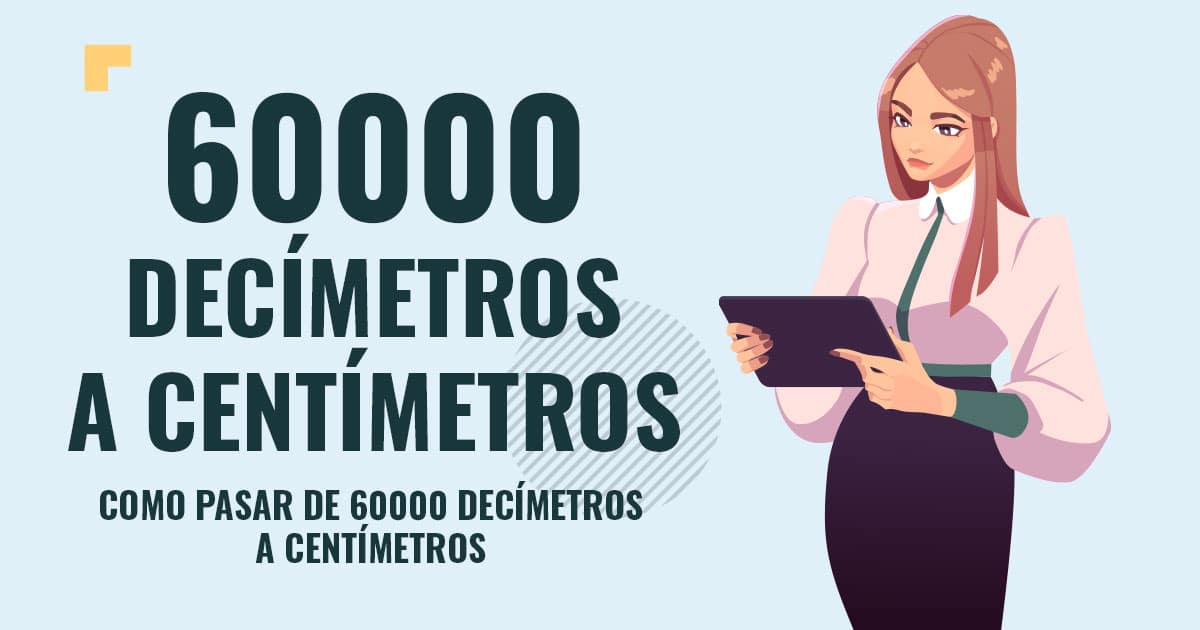 Como pasar de 60000 decimetros a centímetros Profesor en pizarra explicando cuanto son 60000 decimetros a centímetros