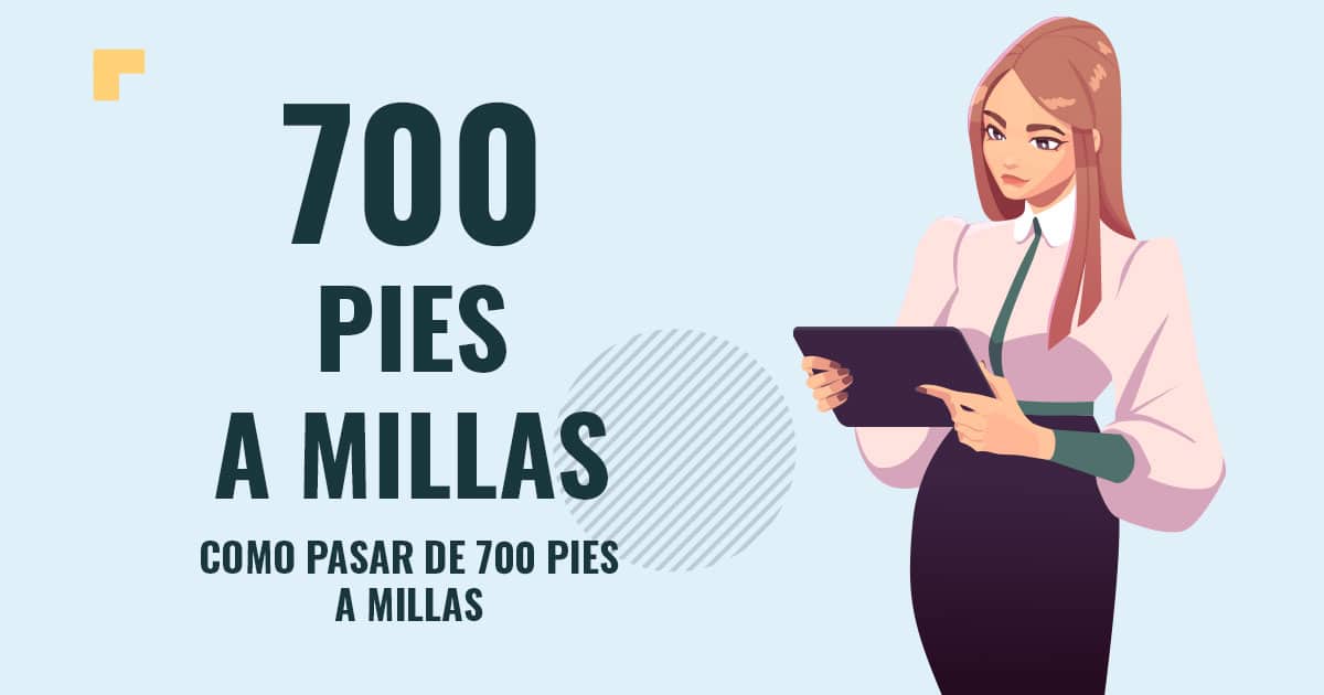 Como pasar de 700 pies a millas Profesor en pizarra explicando cuanto son 700 pies a millas