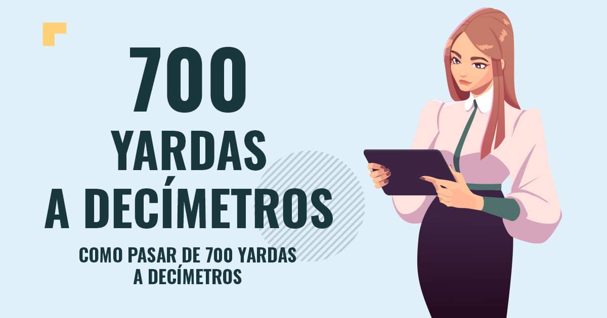 Profesor en pizarra explicando cuanto son 700 yardas a decímetros