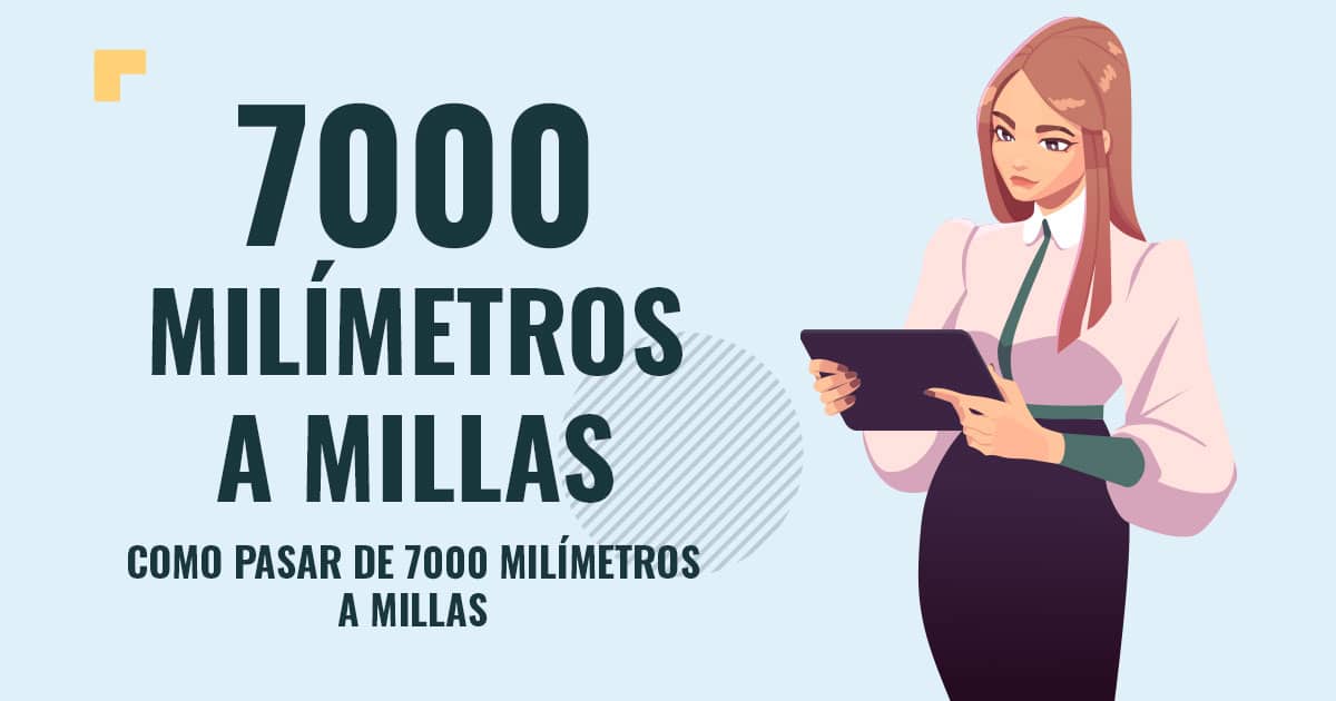 Como pasar de 7000 milimetros a millas Profesor en pizarra explicando cuanto son 7000 milimetros a millas
