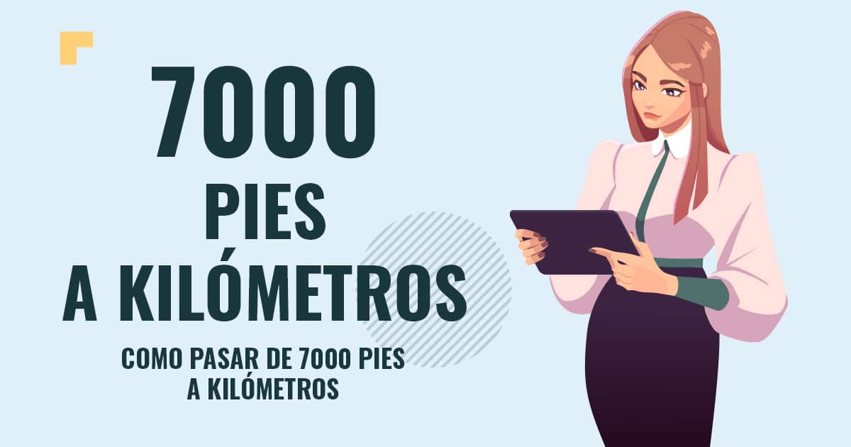 Profesor en pizarra explicando cuanto son 7000 pies a kilómetros