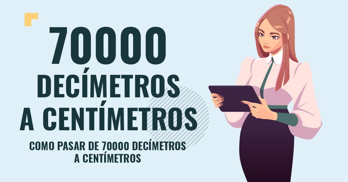 Como pasar de 70000 decimetros a centímetros Profesor en pizarra explicando cuanto son 70000 decimetros a centímetros
