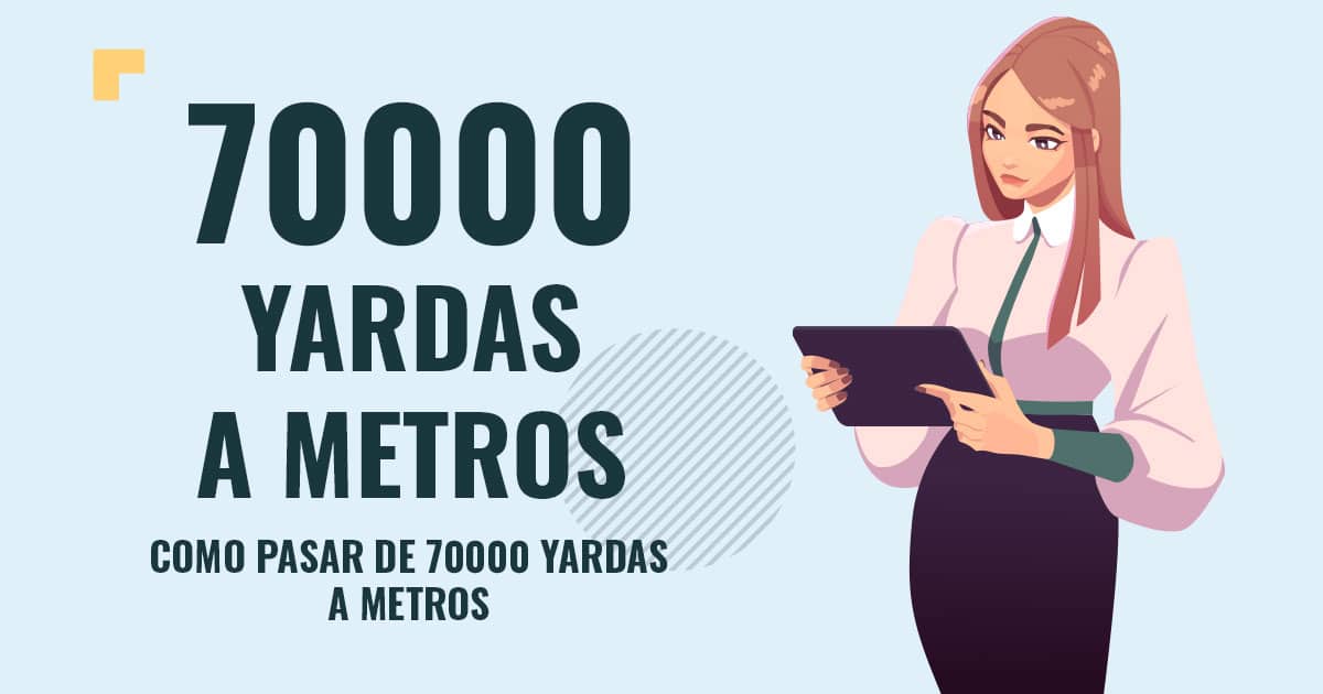 Como pasar de 70000 yardas a metros Profesor en pizarra explicando cuanto son 70000 yardas a metros