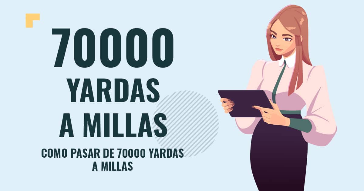 Como pasar de 70000 yardas a millas Profesor en pizarra explicando cuanto son 70000 yardas a millas
