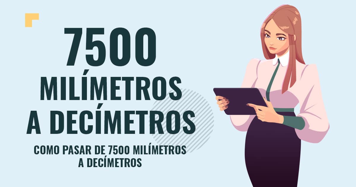 Como pasar de 7500 milimetros a decímetros Profesor en pizarra explicando cuanto son 7500 milimetros a decímetros