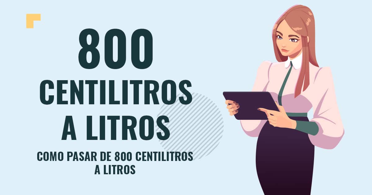 Como pasar de 800 centilitros a litros Profesor en pizarra explicando cuanto son 800 centilitros a litros