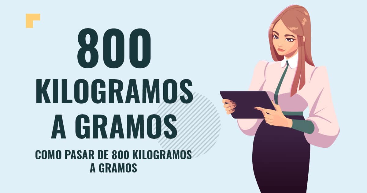 Profesor en pizarra explicando cuanto son 800 kilogramos a gramos