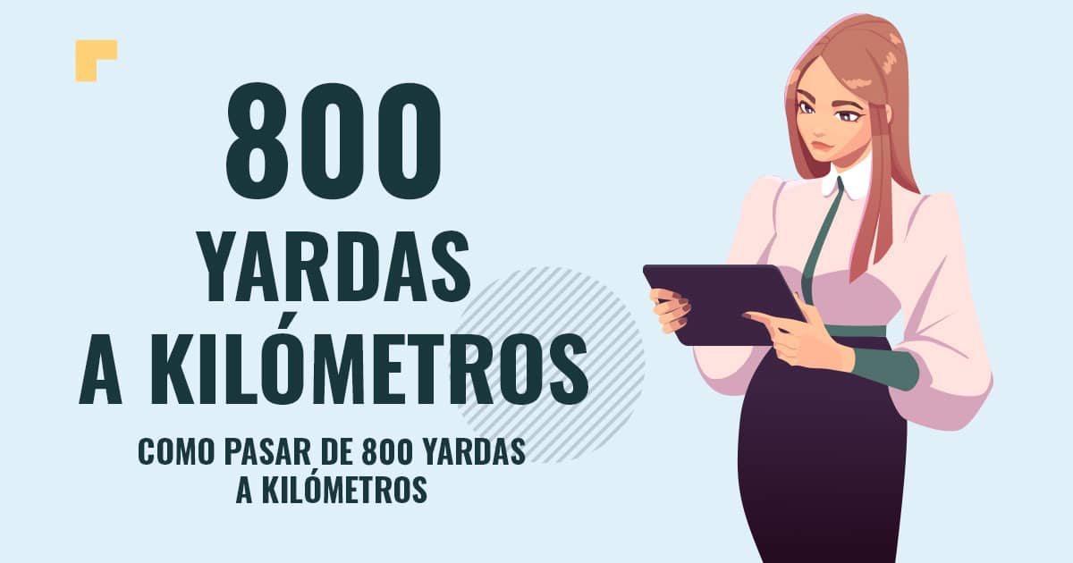 Profesor en pizarra explicando cuanto son 800 yardas a kilómetros