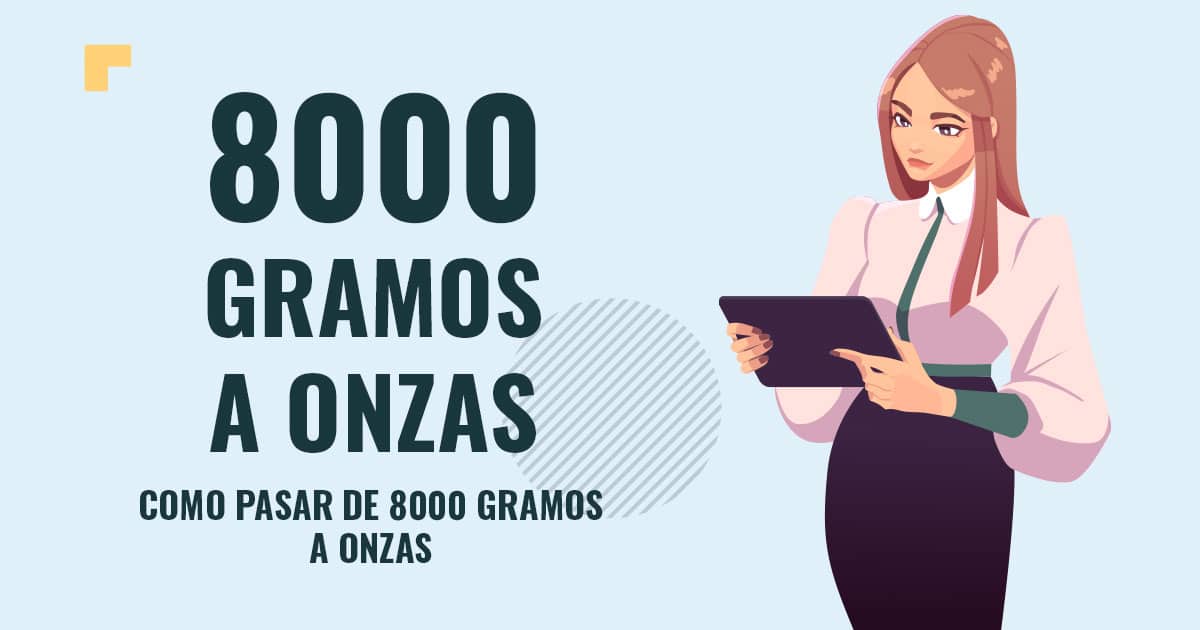 Profesor en pizarra explicando cuanto son 8000 gramos a onzas